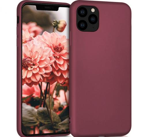 Силиконов калъф / гръб / TPU за Xiaomi Mi 11 - бордо / мат