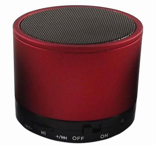Мини Bluetooth тонколона - червена