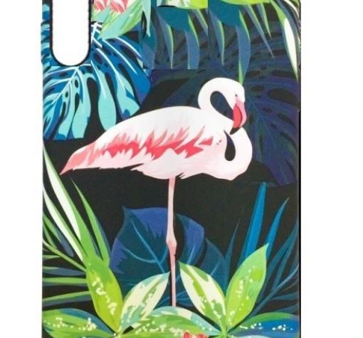 Силиконов калъф / гръб / TPU LUXO за Huawei Y5 2019 - розово фламинго