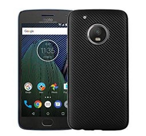 Силиконов калъф / гръб / TPU за Lenovo Moto G5S - черен / Carbon