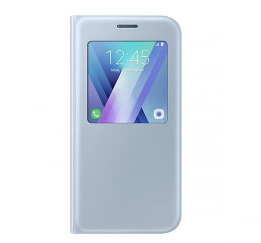 Оригинален калъф S-View Standing Cover EF-CA520PLEGWW за Samsung A5 2017 A520 - син