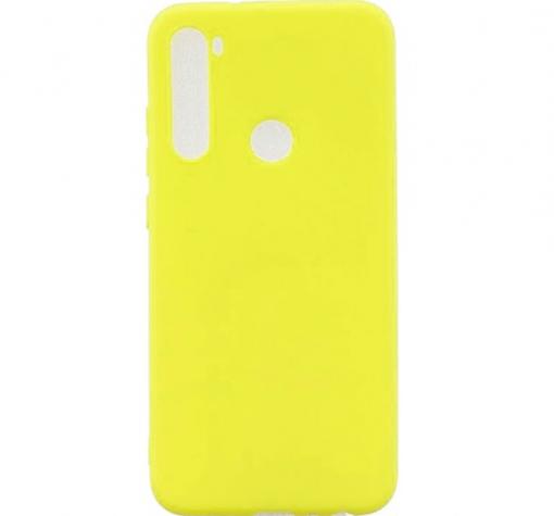 Луксозен силиконов калъф / гръб / Nano TPU за Xiaomi Redmi Note 8 - жълт