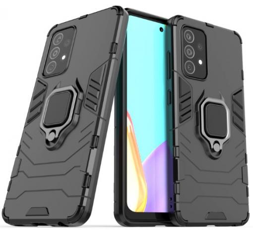 Силиконов гръб TPU кейс Hybrid Shockproof Hybrid Case за Samsung A52 / A52 5G - черен