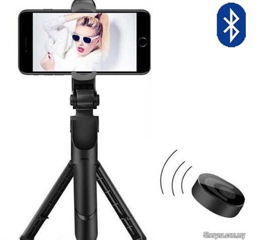 Селфи Стик Tripod XT-09 със Bluetooth / Bluetooth Tripod Selfie Stick XT-09 - черен