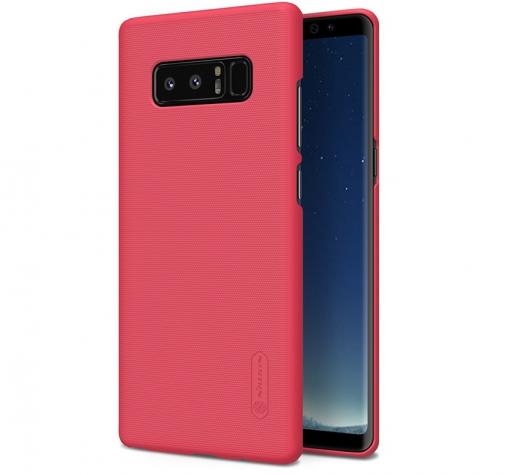 Луксозен твърд гръб Nillkin за Samsung Note 8 N950 - червен