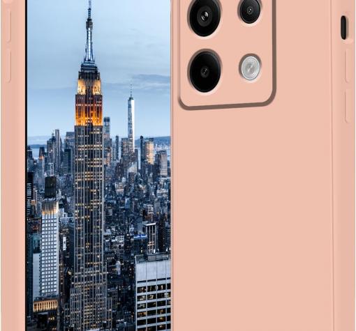 Силиконов калъф / кейс / Nano TPU за Xiaomi Redmi Note 13 5G - розов гръб със защита за камерата