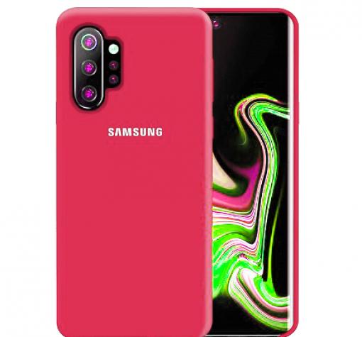 Оригинален гръб Silicone Cover за Samsung Note 10 N970 - червен