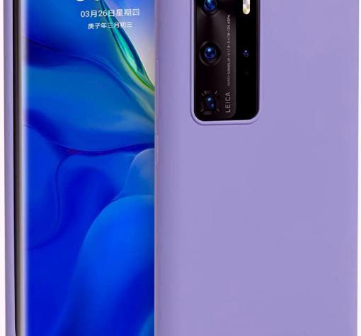 Луксозен силиконов калъф / гръб / Nano TPU за Samsung S21 Ultra - светло лилав