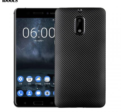Силиконов калъф / гръб / TPU за Nokia 3 2017 - черен / Carbon