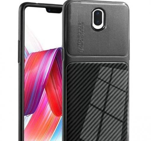 Луксозен силиконов калъф / гръб / TPU за Nokia 3.1 2018 - черен / Shine carbon