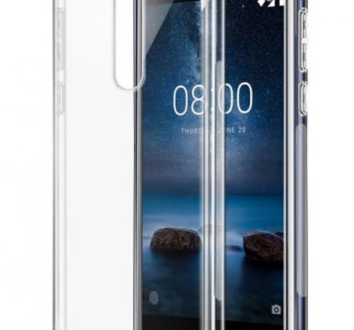 Удароустойчив силиконов калъф за Nokia 5.1 2018 - прозрачен