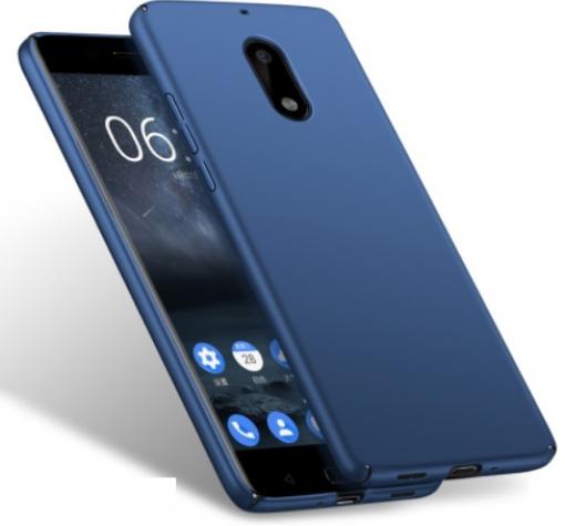 Луксозен твърд гръб за Nokia 6 2017 - син