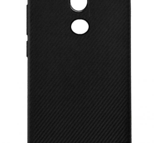 Силиконов калъф / гръб / TPU за Nokia 8 Sirocco - черен / carbon