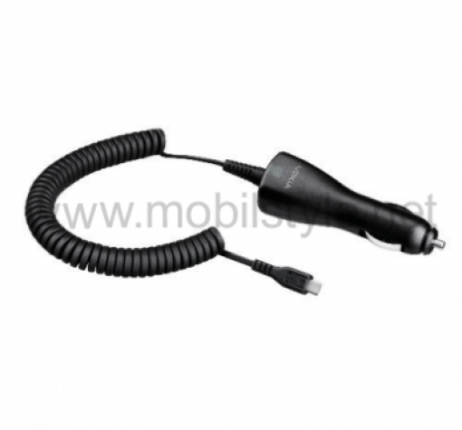 Оригинално зарядно за кола 12V за Nokia - micro USB