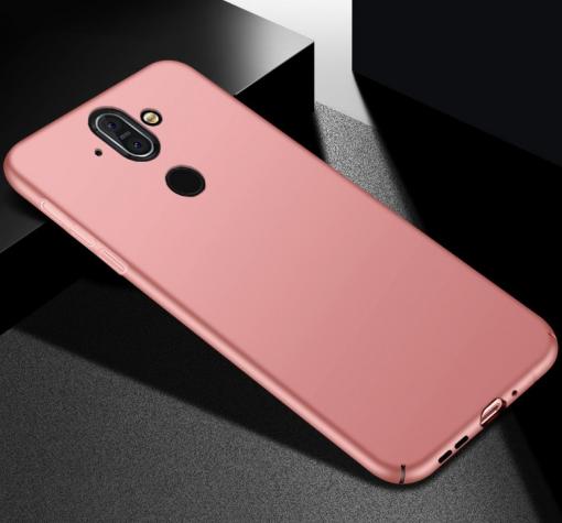 Луксозен твърд гръб за Nokia 8 Sirocco - Rose Gold