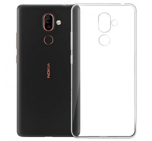 Силиконов калъф / гръб / TPU NORDIC Jelly Case за Nokia 7 Plus - прозрачен