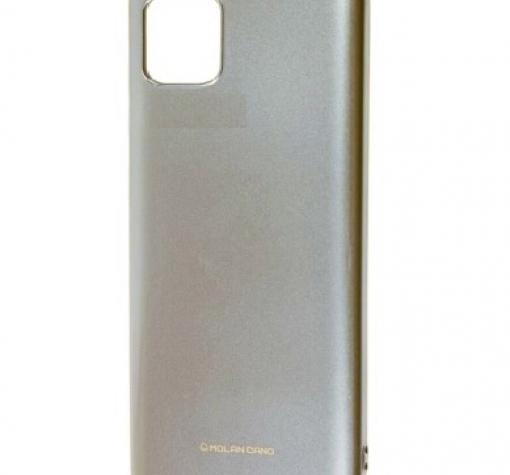 Силиконов калъф / гръб / TPU MOLAN CANO Jelly Case за Samsung Note 10 Lite / A81 - златист / гланц / брокат