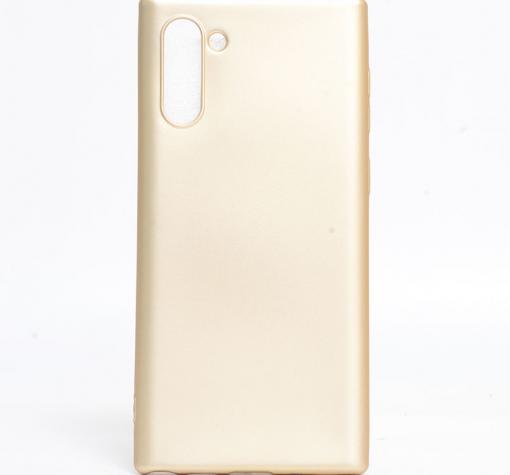 Силиконов калъф / гръб / TPU за Samsung Note 10 N970 - златист / мат