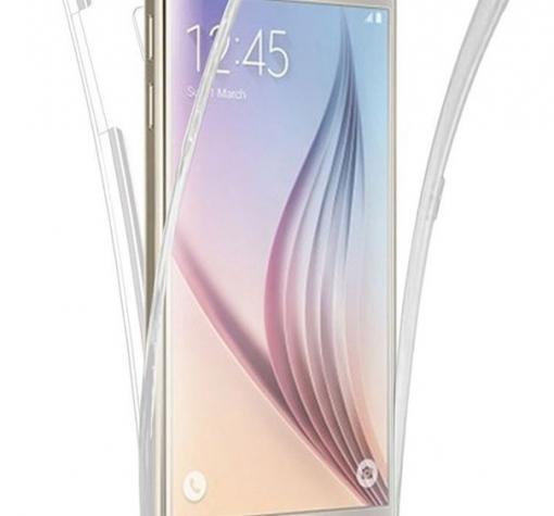 Силиконов калъф / гръб / TPU 360° за Samsung Note 10 Plus N975 - прозрачен / 2 части / лице и гръб