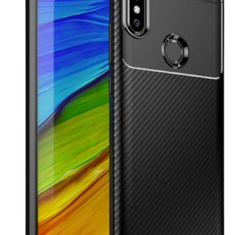 Луксозен силиконов калъф / гръб / TPU Auto Focus за Xiaomi Redmi Note 6 / Note 6 Pro - черен / Carbon
