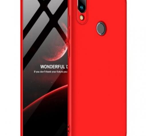 Твърд гръб Magic Skin 360° FULL за Xiaomi Redmi 7 - червен