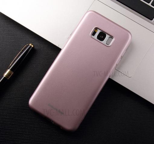 Силиконов калъф / гръб / TPU MOLAN CANO Jelly Case за Samsung Note 8 N950 - Rose Gold / брокат