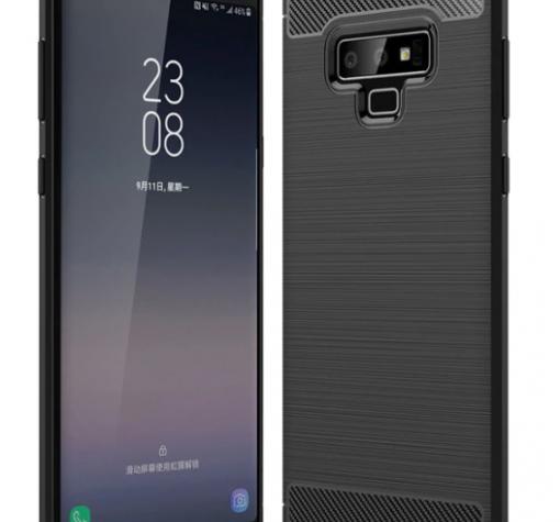 Силиконов калъф / гръб / TPU за Samsung Note 9 - черен / carbon