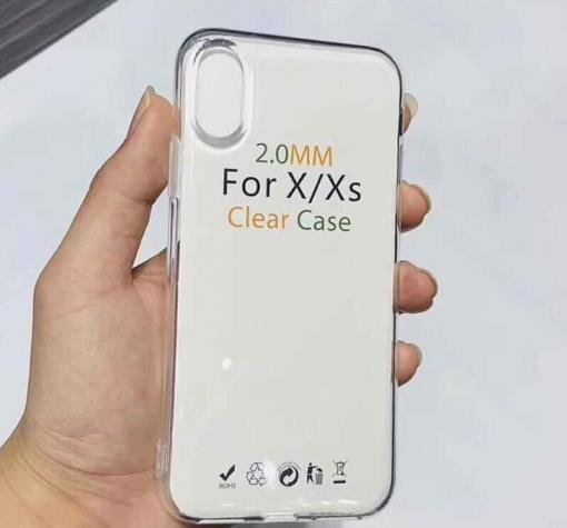 Луксозен силиконов калъф / гръб / TPU 2.0mm за Apple iPhone X / iPhone XS - прозрачен
