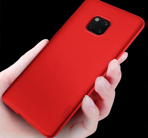 Оригинален силиконов калъф / гръб / TPU X-LEVEL Guardian Series за Huawei Mate 30 Lite - червен / мат