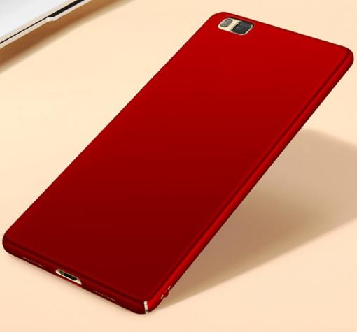 Луксозен твърд гръб за Huawei P8 Lite - червен