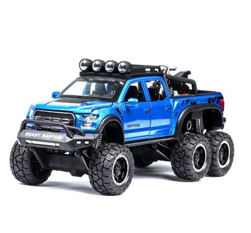 Метален джип FORD RAPTOR F-150 OFF ROAD ALLOY с отварящи се врати