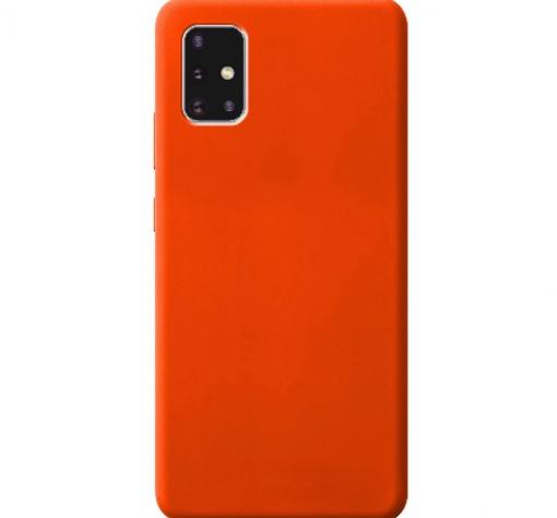 Луксозен силиконов калъф / гръб / Nano TPU за Samsung S20 - оранжев
