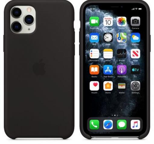 Оригинален гръб Silicone Cover за Apple iPhone 12 /12 Pro 6.1'' - черен