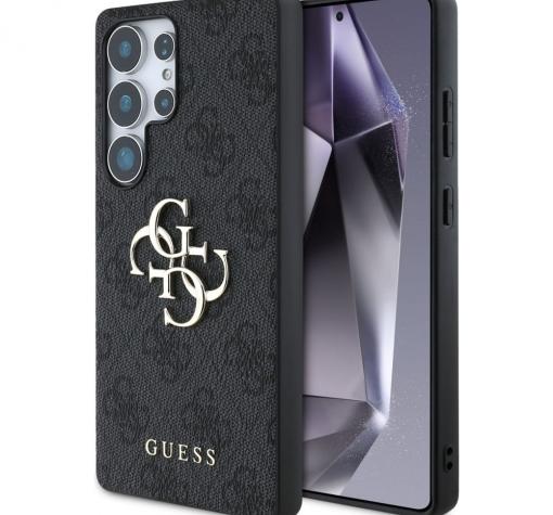 Оригинален калъф / гръб / GUESS 4G Classic Logo кейс за Samsung S25 Ultra - черен