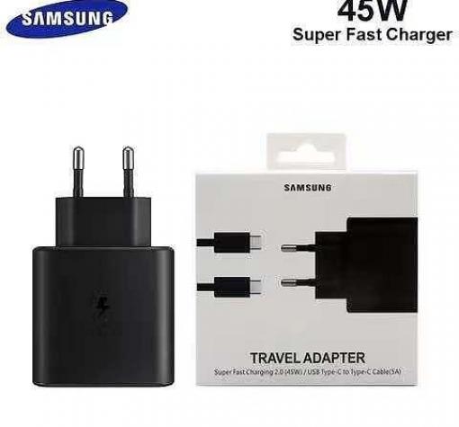 Оригинално Зарядно SAMSUNG 45W 220v Super Fast Charger с USB-C комплект с кабел Ep-Ta800xbe - Samsung S25 / S25 Plus / S25 Ultra