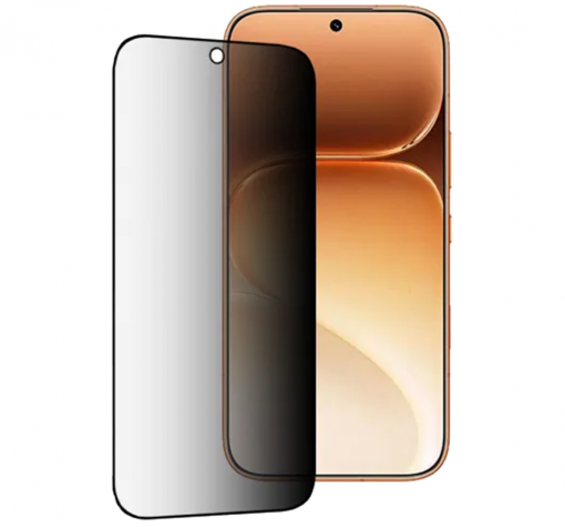 Privacy 5D full cover Tempered glass Full Glue screen protector Honor 600 / 600 Pro / Извит стъклен скрийн протектор Privacy с лепило от вътрешната страна за Honor 600 / 600 Pro - черен / прозрачен