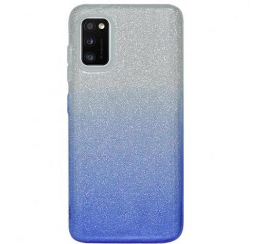 Силиконов калъф / гръб / TPU за Samsung S21 - преливащ / сребристо и синьо / брокатСиликонов калъф / гръб / TPU за Samsung S21 - преливащ / сребристо и синьо / брокат