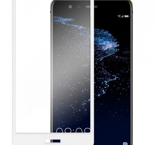 5D full cover Tempered glass screen protector Huawei P10 / Извит стъклен скрийн протектор Huawei P10 - бял