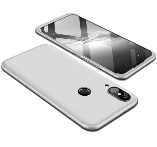 Твърд гръб Magic Skin 360° FULL за Huawei P20 Lite - сребрист
