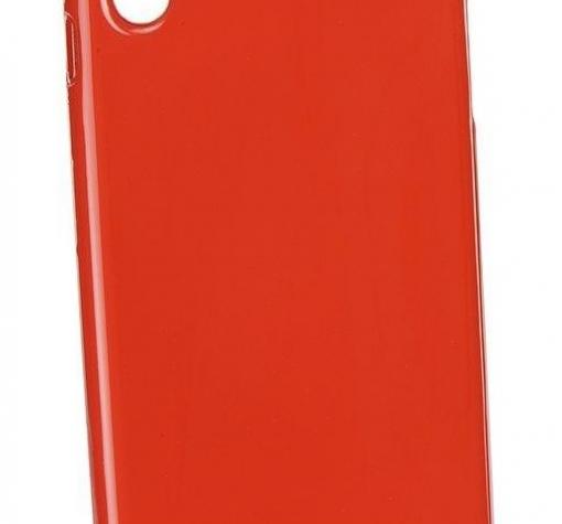 Луксозен силиконов калъф / гръб / TPU Roar LA-LA Glaze Series за Huawei P20 - червен / брокат
