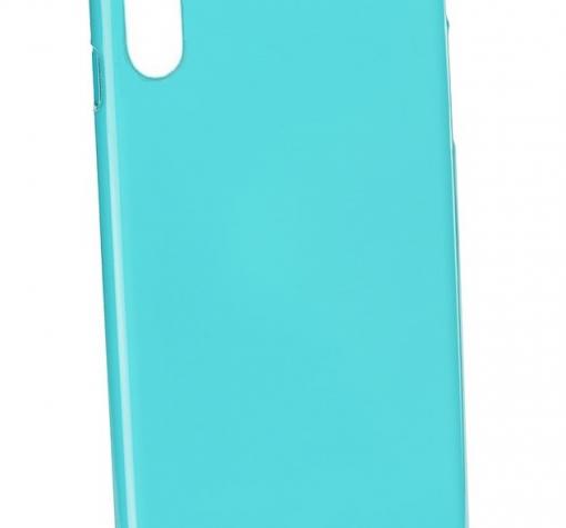 Луксозен силиконов калъф / гръб / TPU Roar LA-LA Glaze Series за Huawei P20 - светло син / брокат