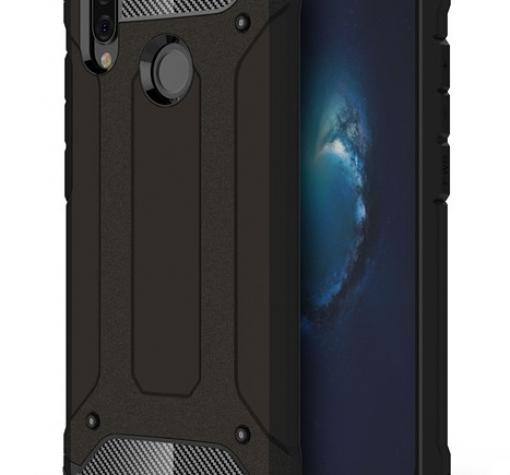Силиконов гръб TPU Spigen Hybrid с твърда част за Xiaomi Redmi Note 5 / Note 5 Pro - черен