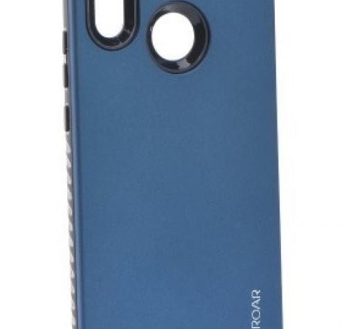 Луксозен силиконов калъф / гръб / TPU Roar RICO Hybrid Case за Huawei P20 Lite - тъмно син