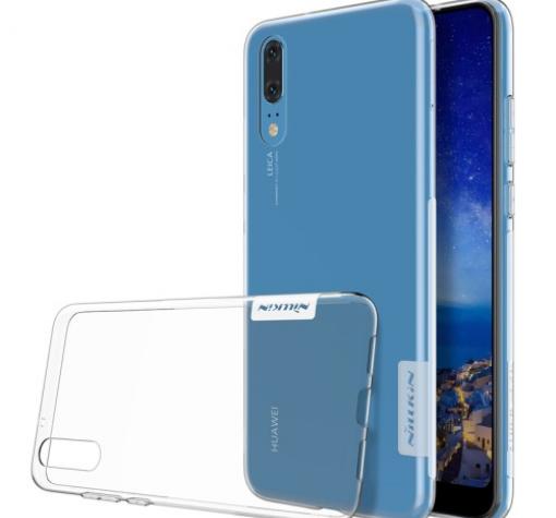 Луксозен силиконов калъф / гръб / TPU Nillkin Nature за Huawei P20 - прозрачен