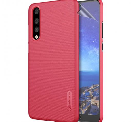 Луксозен твърд гръб Nillkin за Huawei P20 Pro - червен