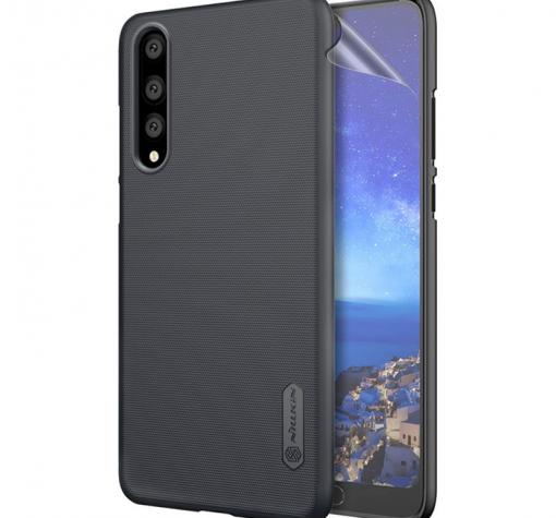 Луксозен твърд гръб Nillkin за Huawei P20 Pro - черен