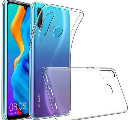 Луксозен силиконов калъф / гръб / TPU 2.0mm за Huawei Y6p - прозрачен