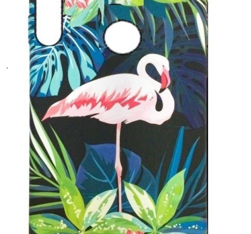 Силиконов калъф / гръб / TPU LUXO за Huawei Y6p - розово фламинго