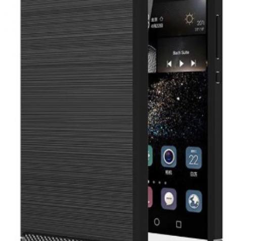 Силиконов калъф / гръб / TPU за Huawei Ascend P8 / Huawei P8 - черен / carbon