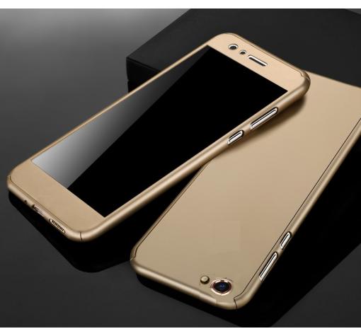 Твърд гръб Magic Skin 360° FULL за Huawei P8 Lite - златист